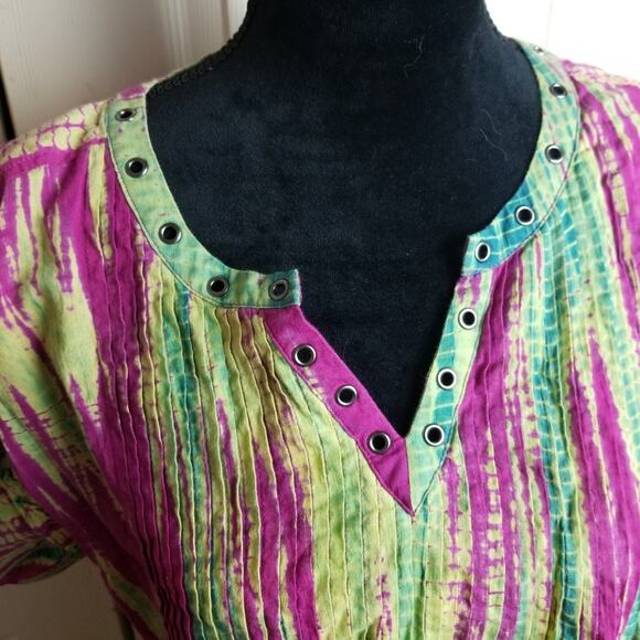 COPY - Rebecca Minkoff top size small colorful v … - Picture 3 of 8